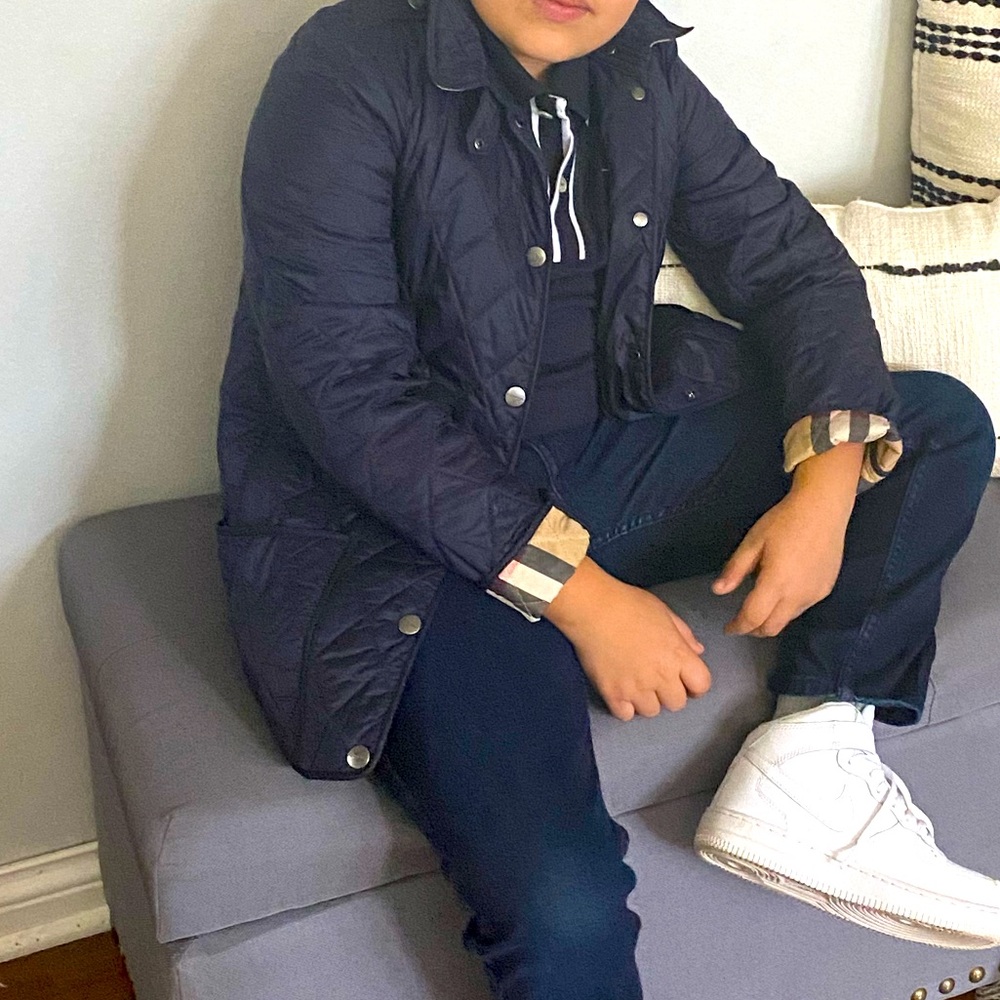 💗 BURBERRY QUILTED JACKET SIZE 12 YOUTH